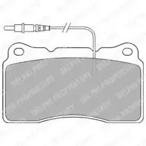 Комплект тормозных колодок, дисковый тормоз DELPHI купить