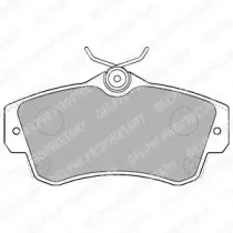 Комплект тормозных колодок, дисковый тормоз DELPHI купить