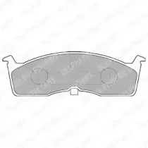 Комплект тормозных колодок, дисковый тормоз DELPHI купить