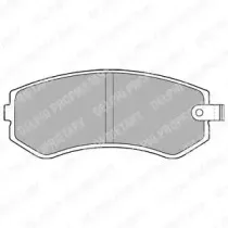 Комплект тормозных колодок, дисковый тормоз DELPHI купить