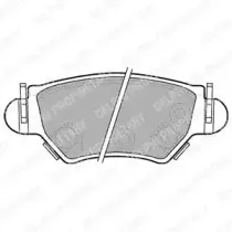 Комплект тормозных колодок, дисковый тормоз DELPHI купить