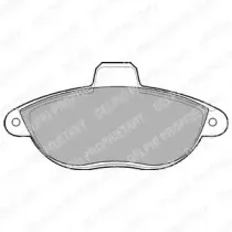 Комплект тормозных колодок, дисковый тормоз DELPHI купить