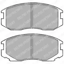 Комплект тормозных колодок, дисковый тормоз DELPHI купить