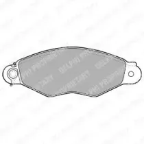 LP1610 Delphi Гальмівні колодки до дисків (з болтами) DELPHI купить