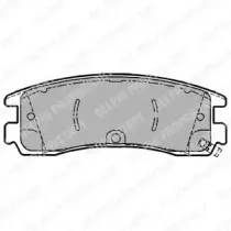 Комплект тормозных колодок, дисковый тормоз DELPHI купить