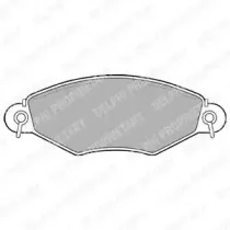 Комплект тормозных колодок, дисковый тормоз DELPHI купить