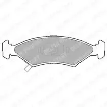 Комплект тормозных колодок, дисковый тормоз DELPHI купить