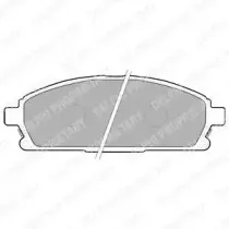 Комплект тормозных колодок, дисковый тормоз DELPHI купить