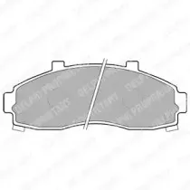 Комплект тормозных колодок, дисковый тормоз DELPHI купить