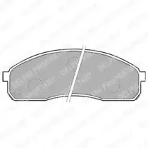 Комплект тормозных колодок, дисковый тормоз DELPHI купить