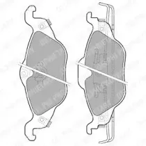LP1673 Delphi Гальмівні колодки до дисків DELPHI купить