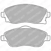 Комплект тормозных колодок, дисковый тормоз DELPHI купить