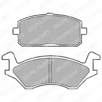 Комплект тормозных колодок, дисковый тормоз DELPHI купить