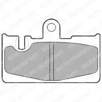 Комплект тормозных колодок, дисковый тормоз DELPHI купить
