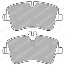 Комплект тормозных колодок, дисковый тормоз DELPHI купить