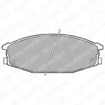 Комплект тормозных колодок, дисковый тормоз DELPHI купить