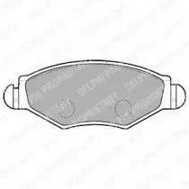 Комплект тормозных колодок, дисковый тормоз DELPHI купить