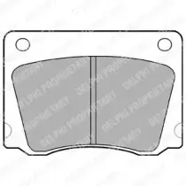 Комплект тормозных колодок, дисковый тормоз DELPHI купить