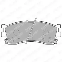 Комплект тормозных колодок, дисковый тормоз DELPHI купить