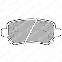 LP1717 Delphi Гальмівні колодки до дисків DELPHI купить