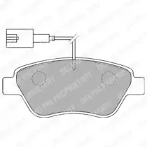LP1722 Delphi Гальмівні колодки до дисків (з болтами) DELPHI купить