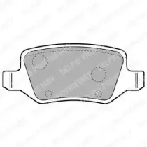 LP1741 Delphi Гальмівні колодки до дисків (з болтами) DELPHI купить