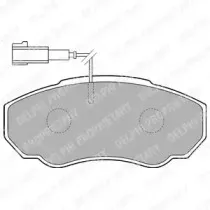 Комплект тормозных колодок, дисковый тормоз DELPHI купить