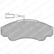 Комплект тормозных колодок, дисковый тормоз DELPHI купить