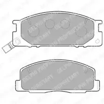 Комплект тормозных колодок, дисковый тормоз DELPHI купить