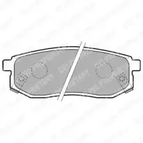 Комплект тормозных колодок, дисковый тормоз DELPHI купить