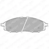 Комплект тормозных колодок, дисковый тормоз DELPHI купить