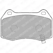 Комплект тормозных колодок, дисковый тормоз DELPHI купить