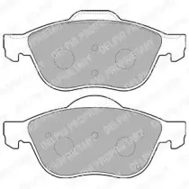 Комплект тормозных колодок, дисковый тормоз DELPHI купить
