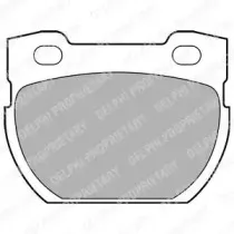 Комплект тормозных колодок, дисковый тормоз DELPHI купить