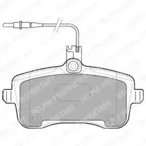 Комплект тормозных колодок, дисковый тормоз DELPHI купить