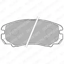 LP1902 Delphi Гальмівні колодки до дисків DELPHI купить