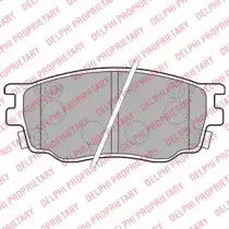 Комплект тормозных колодок, дисковый тормоз DELPHI купить