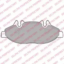 Комплект тормозных колодок, дисковый тормоз DELPHI купить