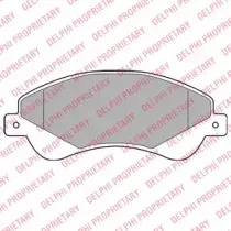 Комплект тормозных колодок, дисковый тормоз DELPHI купить