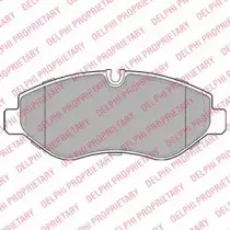 LP1982 Delphi Колодки гальмівні (передні) MB Sprinter (906)/Vito (W639) 03- (Brembo) DELPHI купить