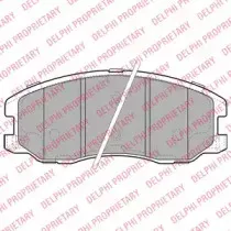 Комплект тормозных колодок, дисковый тормоз DELPHI купить