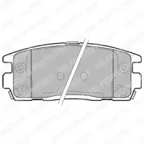 Комплект тормозных колодок, дисковый тормоз DELPHI купить