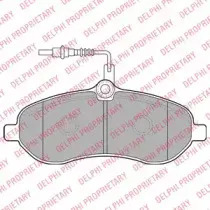 Комплект тормозных колодок, дисковый тормоз DELPHI купить