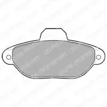 Комплект тормозных колодок, дисковый тормоз DELPHI купить