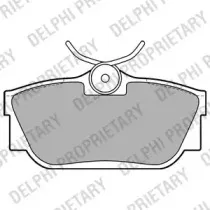 Комплект тормозных колодок, дисковый тормоз DELPHI купить