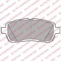 LP2069 Delphi Колодки гальмівні (передні) Ford Fiesta 08-/Mazda 2 07-15 (з прижимною пластиною) DELPHI купить
