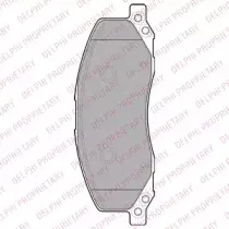 Комплект тормозных колодок, дисковый тормоз DELPHI купить