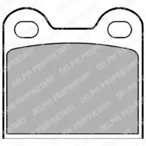 Комплект тормозных колодок, дисковый тормоз DELPHI купить