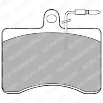 Комплект тормозных колодок, дисковый тормоз DELPHI купить