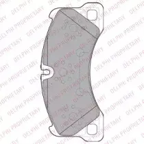 Комплект тормозных колодок, дисковый тормоз DELPHI купить